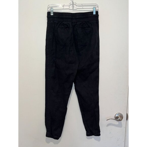 Athleta Black Cabo 100% Linen Joggers Pull on Pants Womens size 2 - Picture 5 of 10